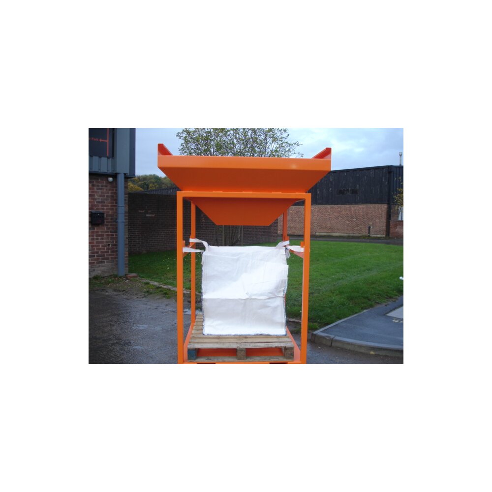 Static Bulk Bag Hopper with Fork Pockets