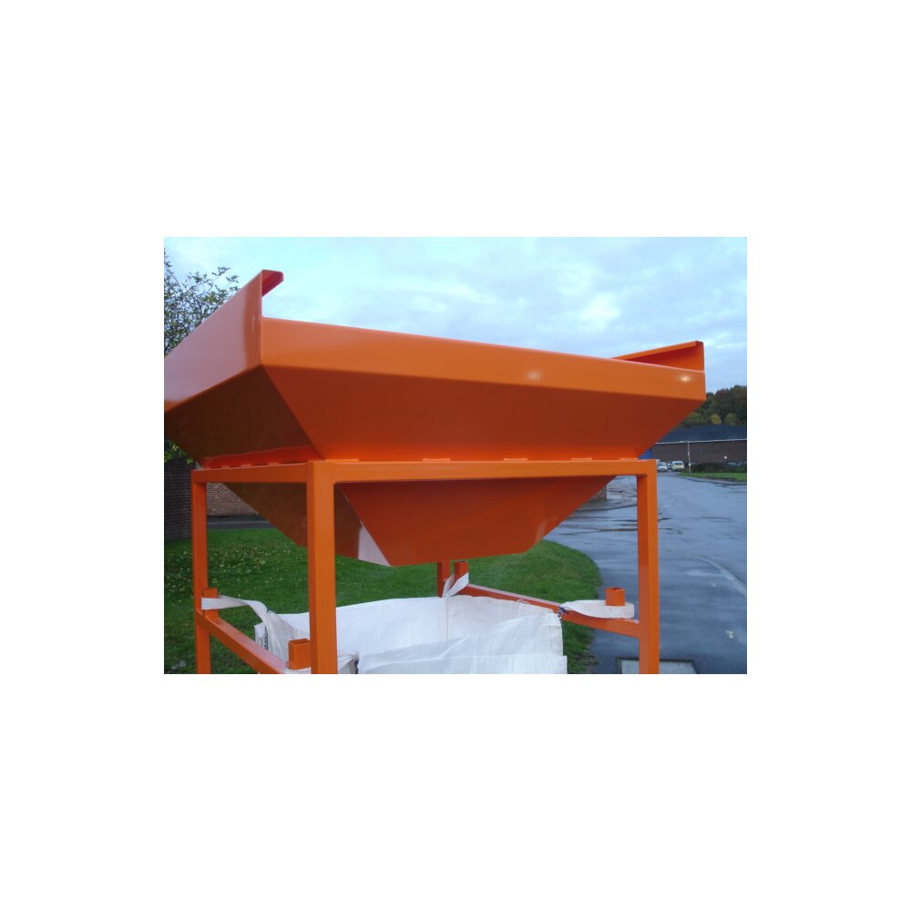 Static Bulk Bag Hopper with Fork Pockets