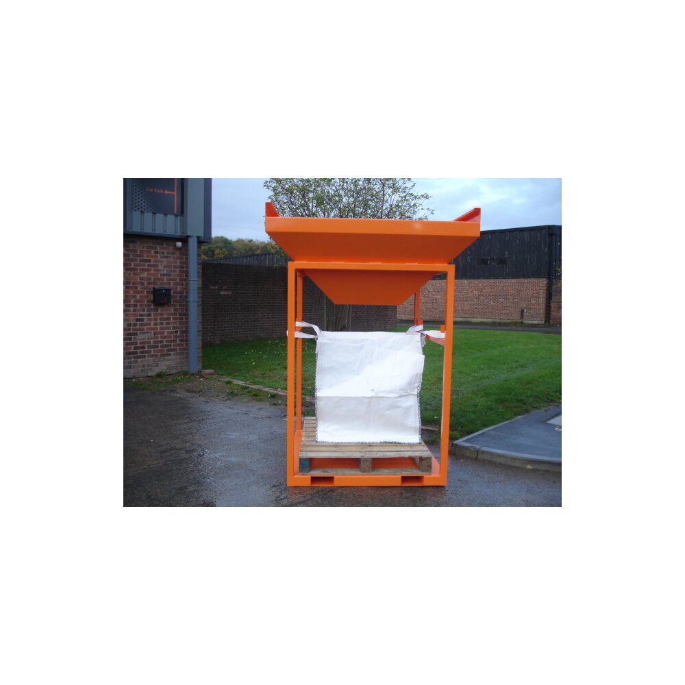 Static Bulk Bag Hopper with Fork Pockets
