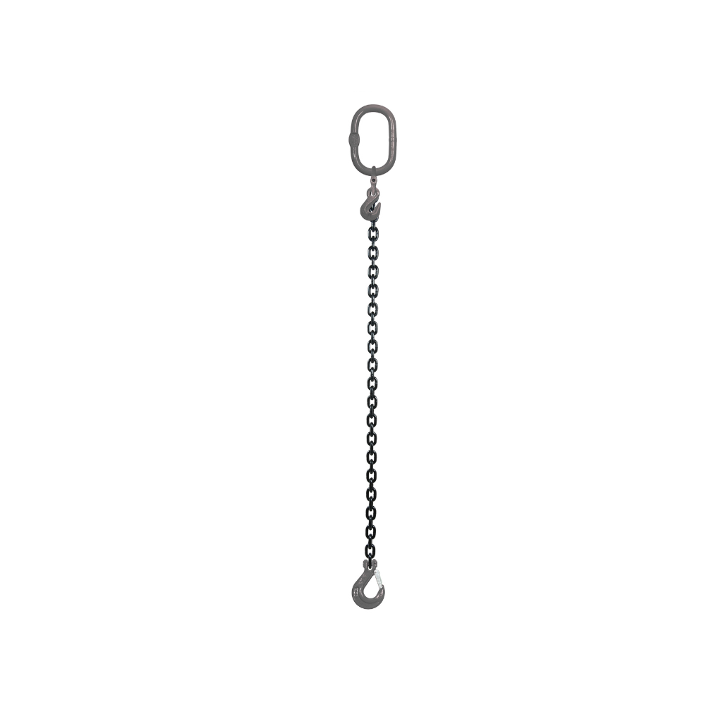 Chain sling 1-leg with latch hook, grade 10