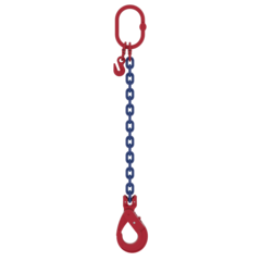 Chain sling 1-leg with safety hook