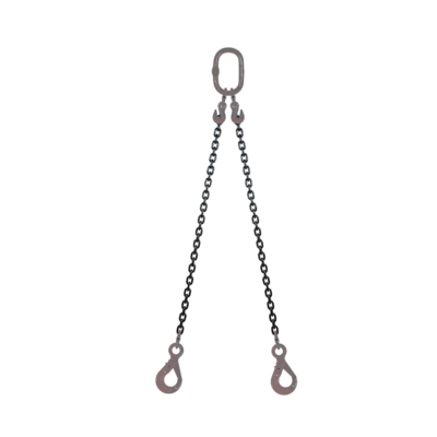 Chain sling 2-leg with safety hook