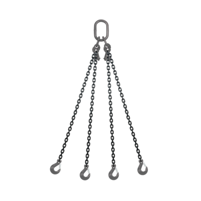 Chain sling 4-leg with latch hook