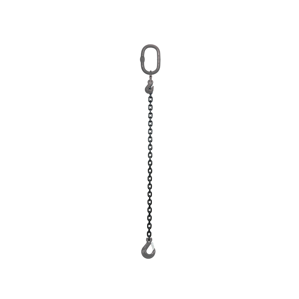 Chain sling 1-leg with latch hook, grade 10