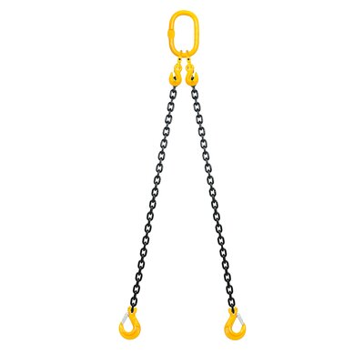 Chain sling 2-leg with latch hook