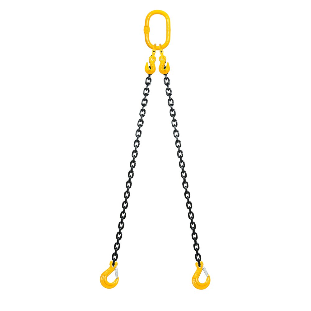 Chain sling 2-leg with latch hook, grade 8