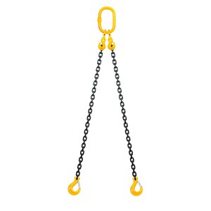 Chain sling 2-leg with latch hook