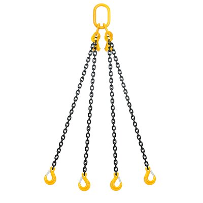 Chain sling 4-leg with latch hook