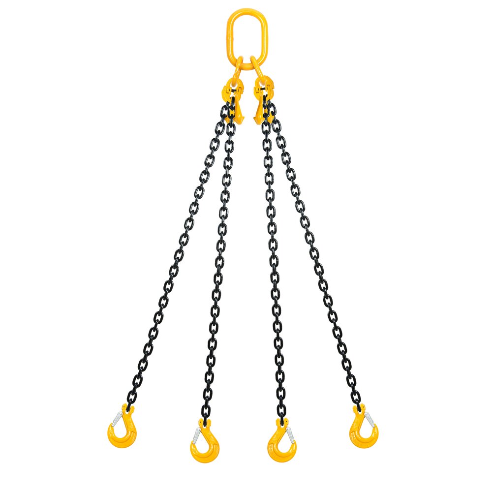 Chain sling 4-leg with latch hook, grade 8