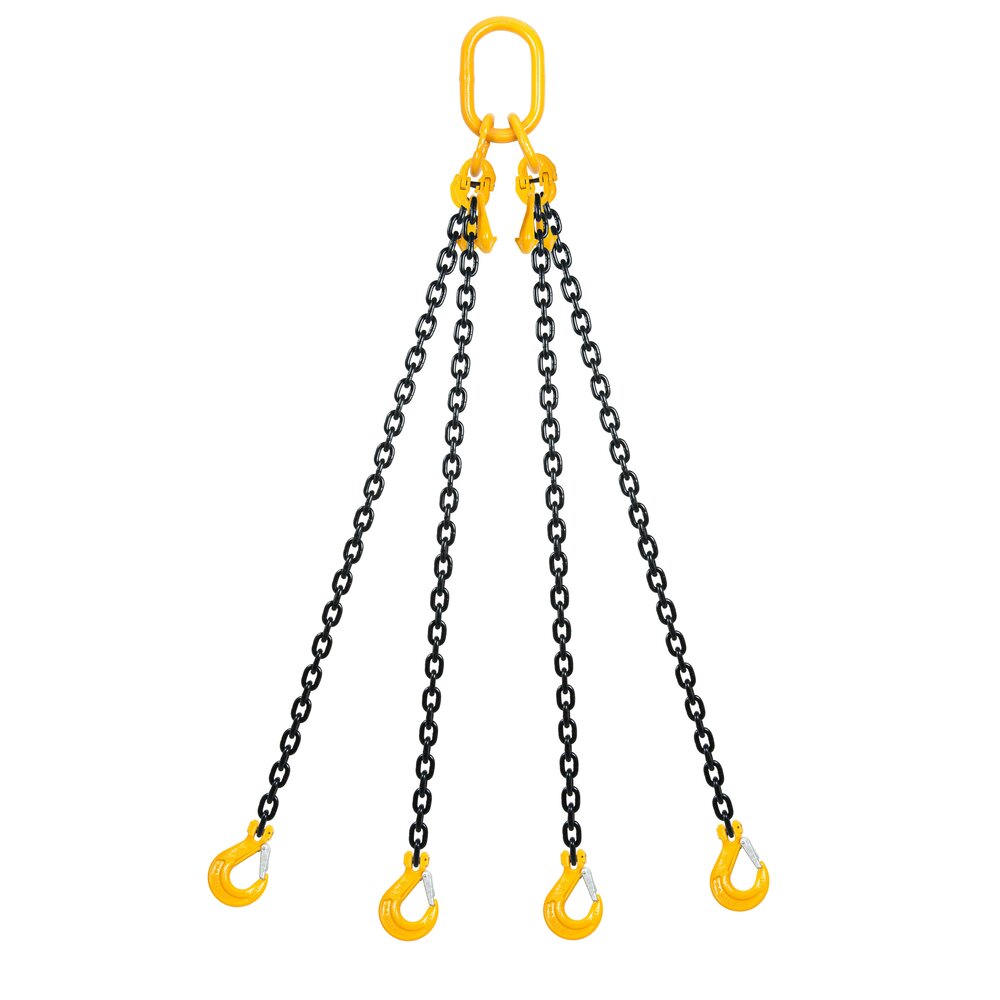 Chain sling 4-leg with latch hook, grade 8