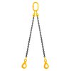 Chain sling 2-leg with safety hook,