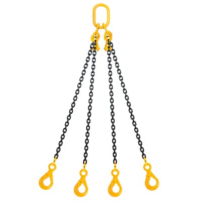 Chain sling 4-leg with safety hook