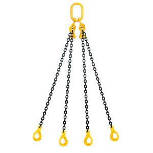 Chain sling 4-leg with safety hook