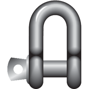 Commercial - Dee Shackle with screw collar pin