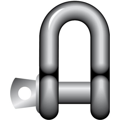 Yellow Pin Dee Shackles with Screw Collar Pin G-3151